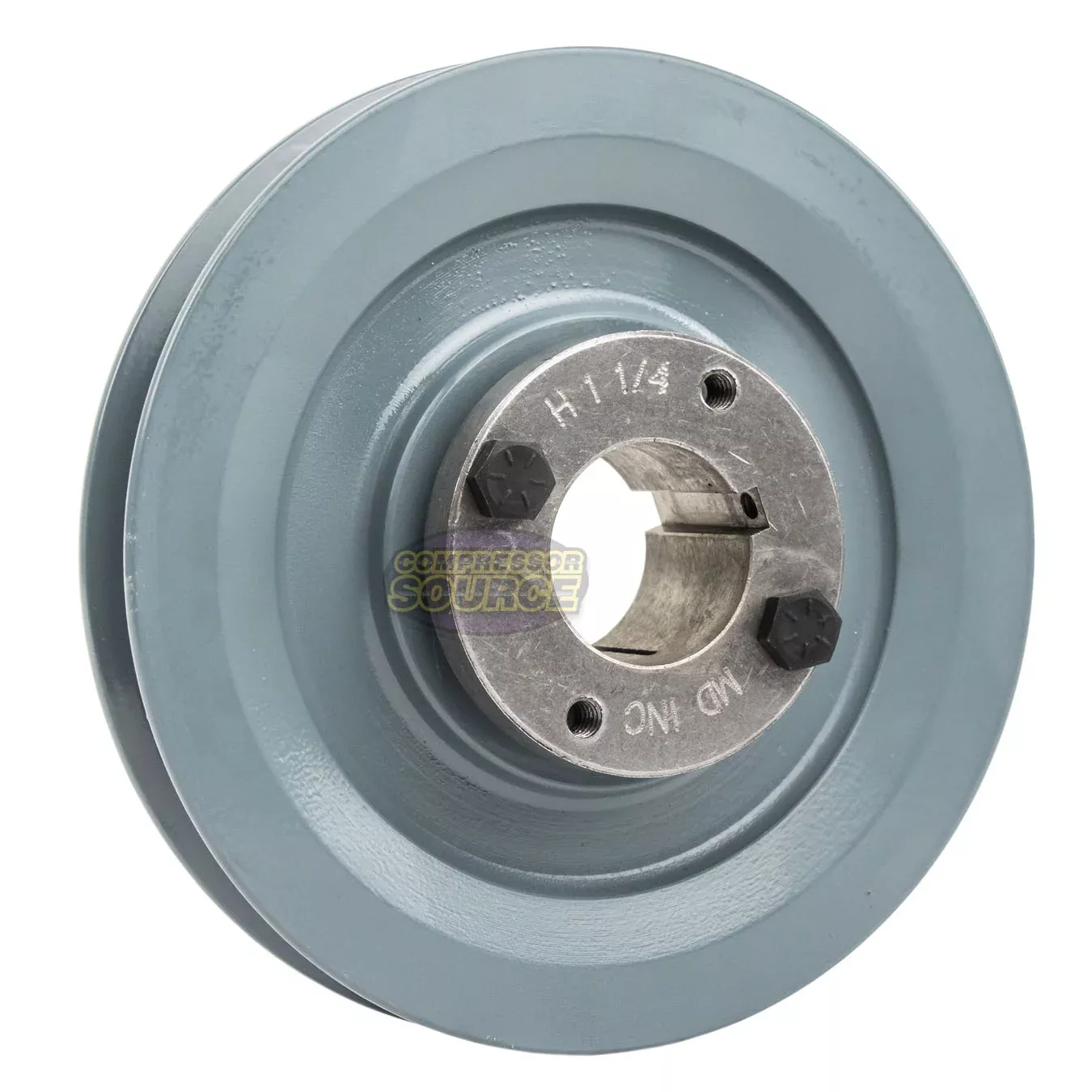 5.75" Single Groove Pulley fits B Section V-Belt 5L with 1-1/4" Sheave