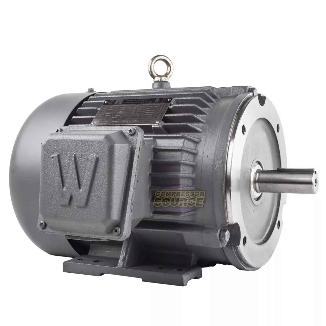 5 HP 3-Phase TEFC C-Face Electric Motor PEWWE5-18-184TC