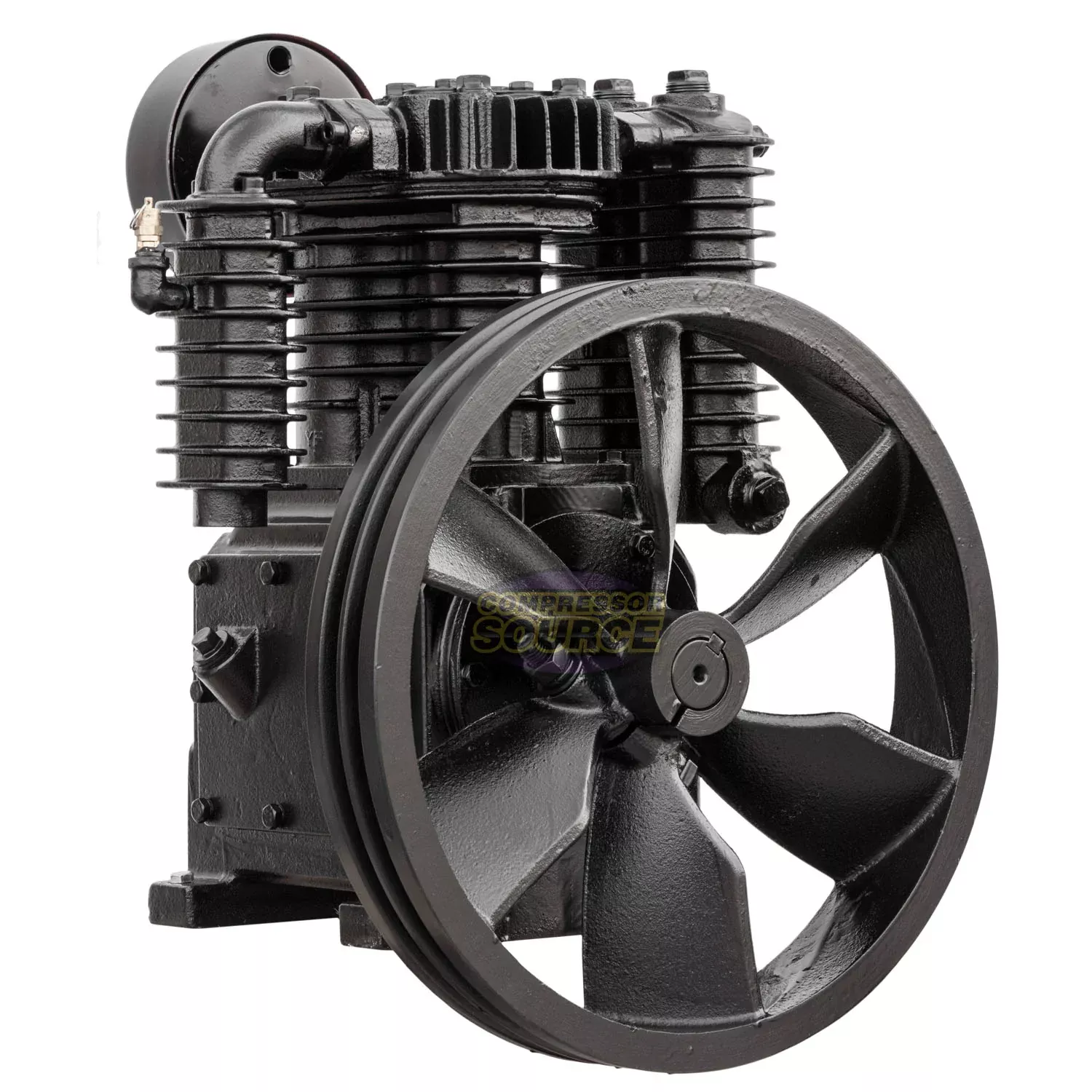 5 HP Replacement Air Compressor Pump Two-Cylinder Two-Stage 19 CFM Max