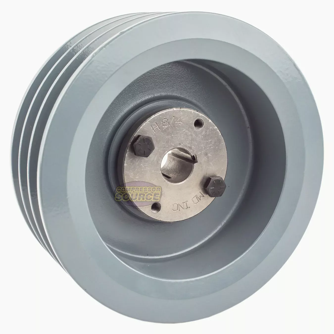 6.5" Triple Groove Pulley fits B Section V-Belt 5L with 3/4" Sheave Bu