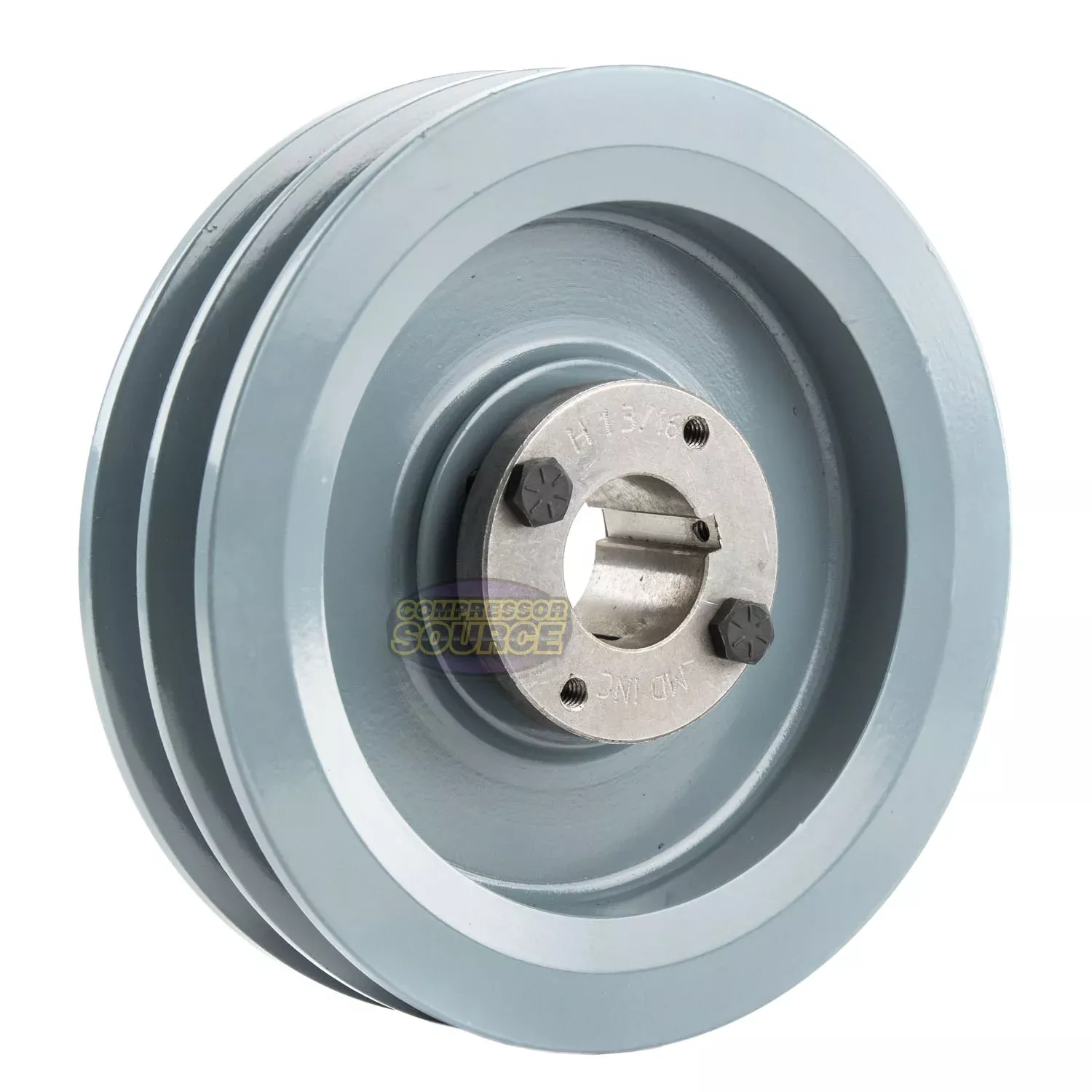6.75" Double Groove B Section 5L Sheave with 1-3/16" (1.1875") H-Style