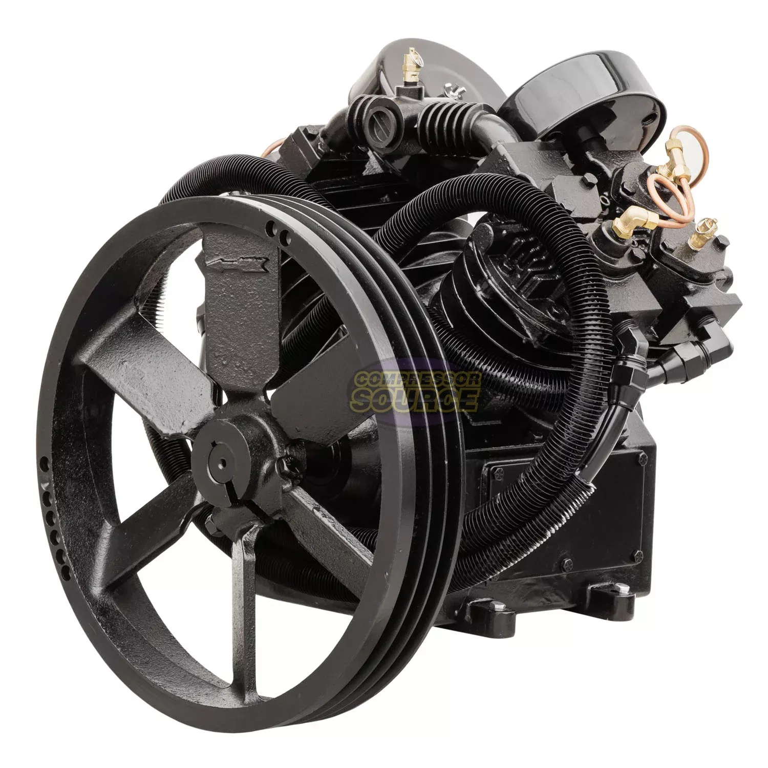 7.5 - 10 HP 2-Stage 4-Cylinder 39 CFM Air Compressor Pump w/ Head Unloaders