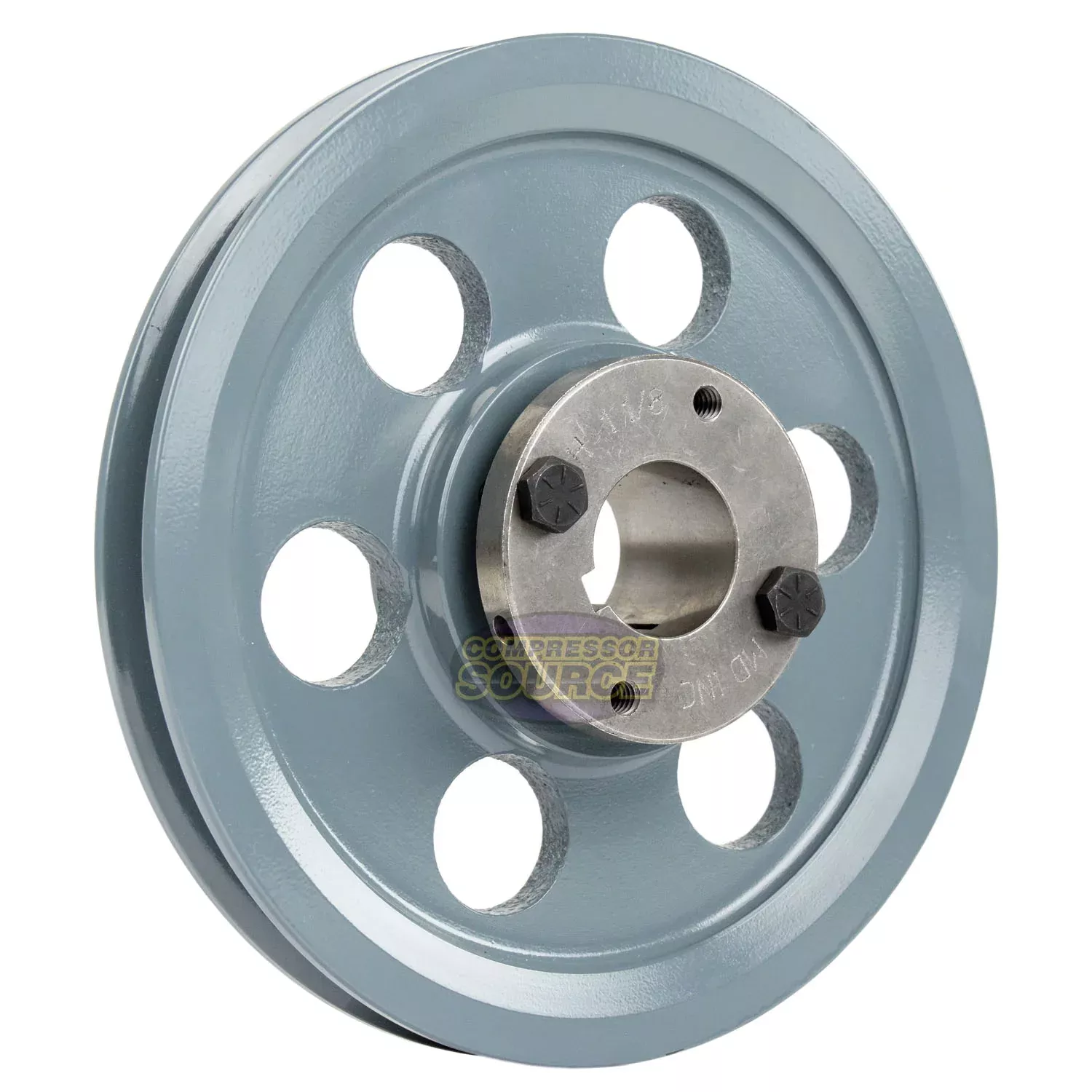 7.75" Single Groove A Section 4L Sheave with 1-1/8" (1.125") H-Style S