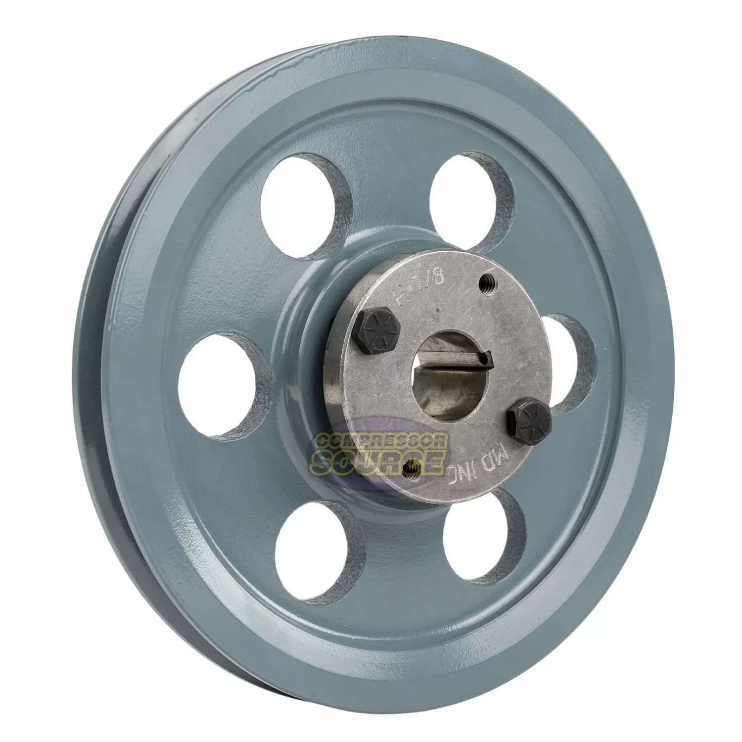 7.75" Single Groove A Section 4L Sheave with 7/8" (0.875") H-Style Spl
