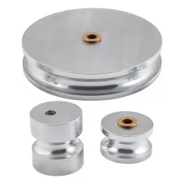 7/8" OD - 3-1/2" Radius Round Shoe Set w/ Ecc. Roll