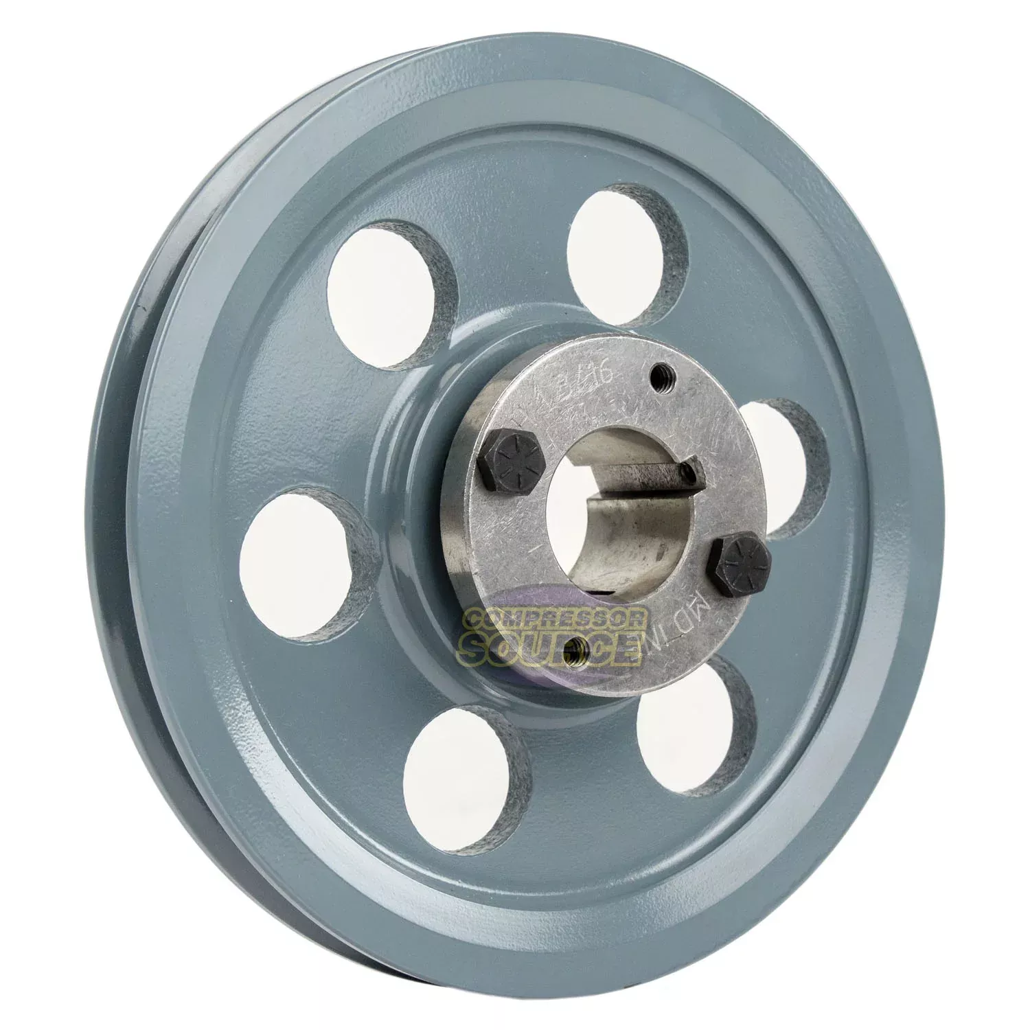 8.25" Single Groove A Section 4L Sheave with 1-3/16" (1.1875") H-Style