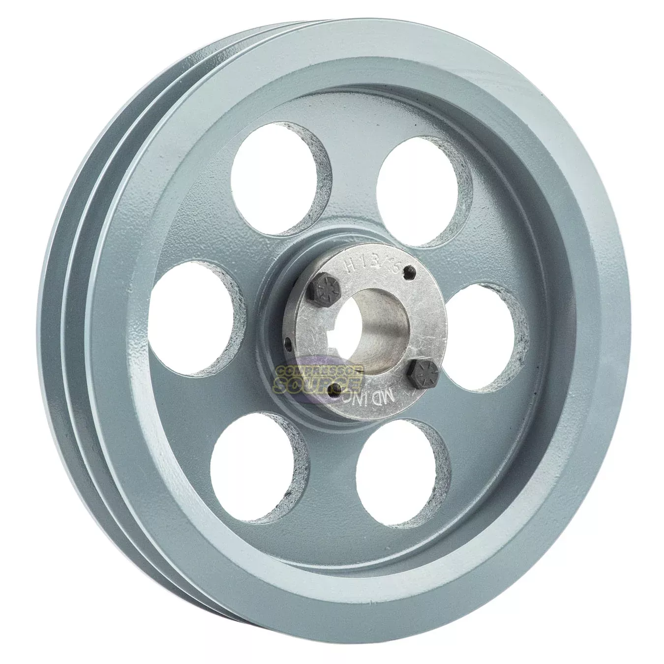 8.75" Double Groove B Section 5L Sheave with 1-3/16" (1.1875") H-Style