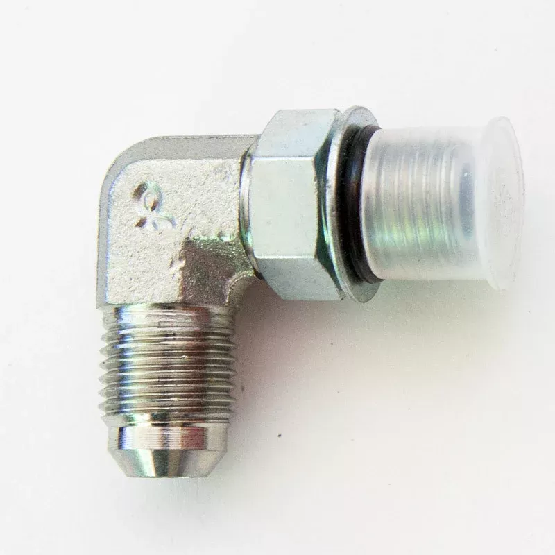 90 Degree Fitting, #8 SAE O-ring Boss to JIC #8 08-08-4
