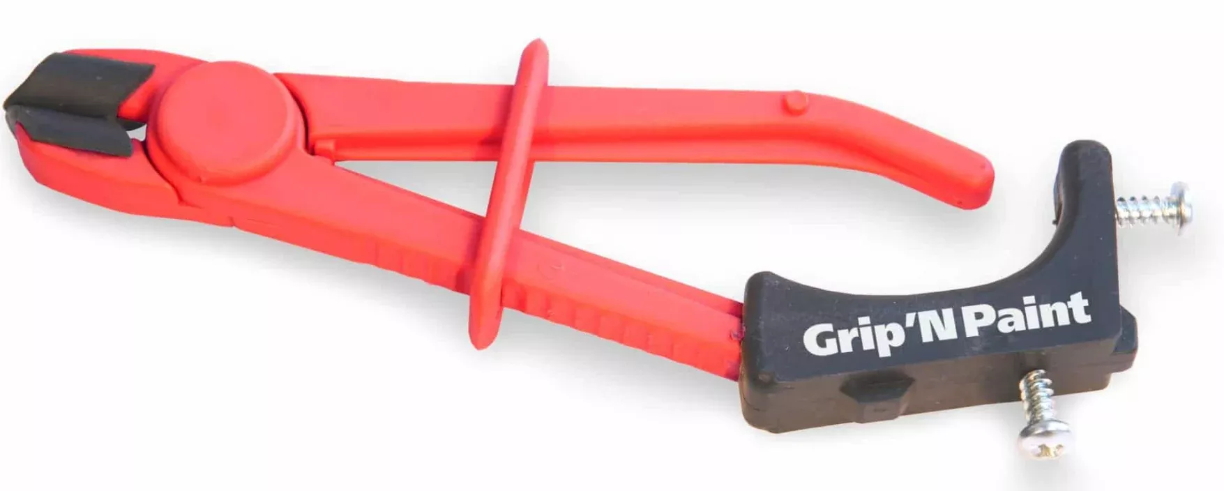 Adjustable 6” flex clamp pliers with a locking handle specifically designed to fit the top two slots on the Paint ’N Stick
