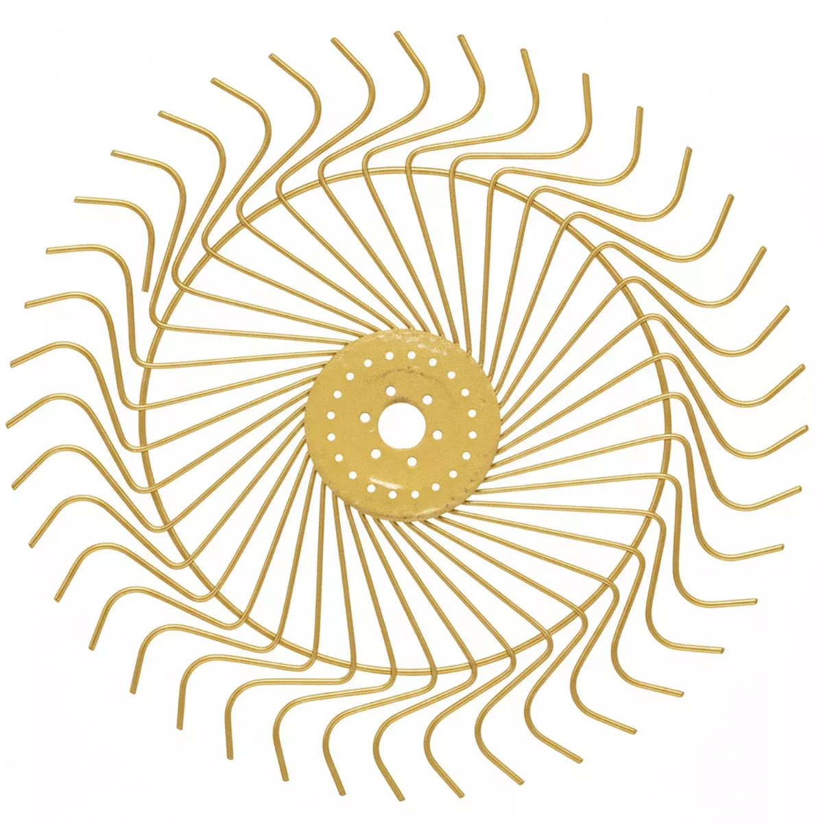 AgSmart Hay Rake Wheel - Yellow, 55", Left, 7MM Tine