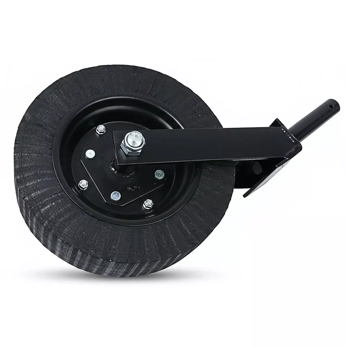 AgSmart Rotary Cutter Tail Wheel, Hub & Fork Assembly for Bush Hog 12269 - Fabricated Hub, 1-1/2" Pin, 1" Axle Bolt