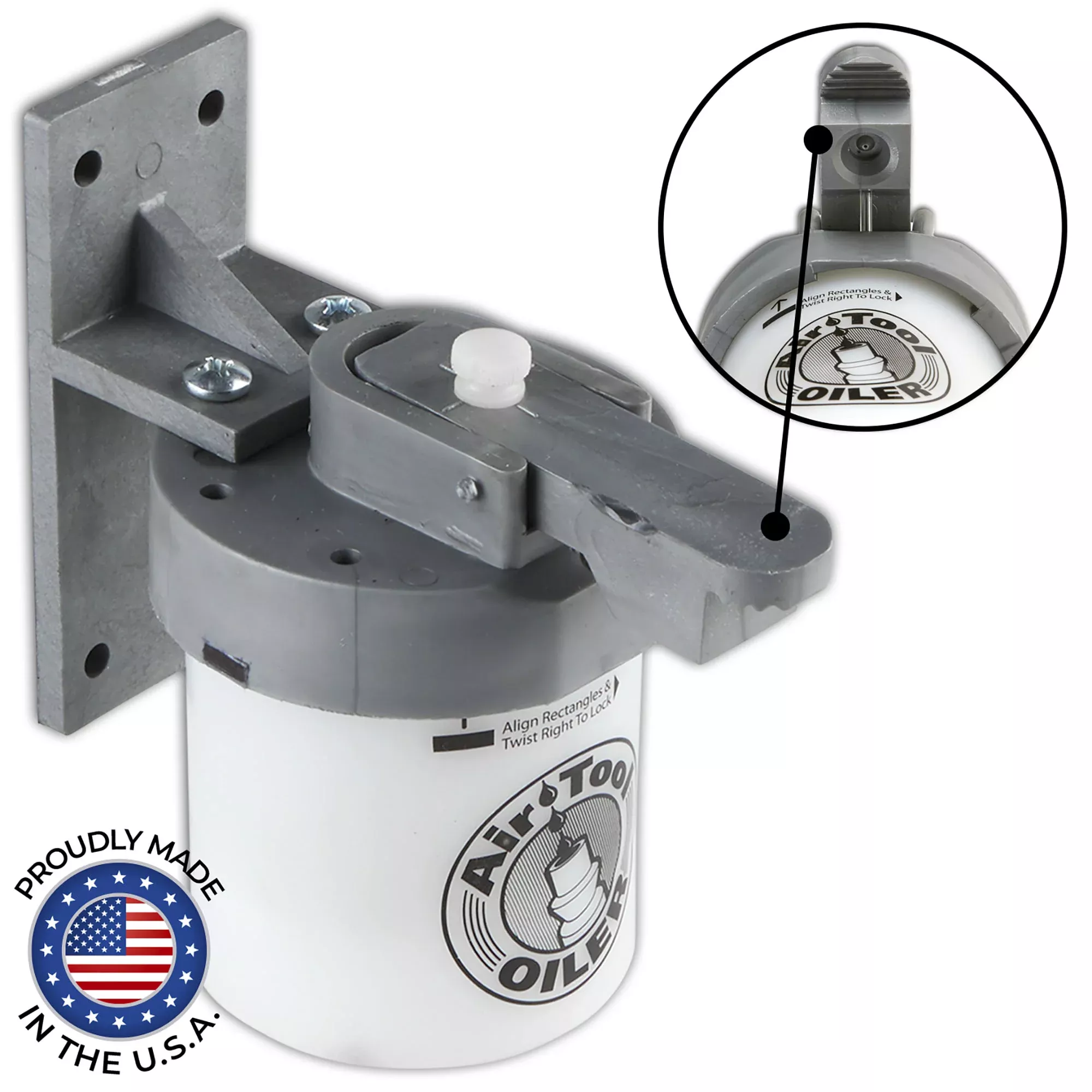 Air Tool Oiler Dispenser With Adjustable Nozzle ensures that your air tools stay in optimal condition
