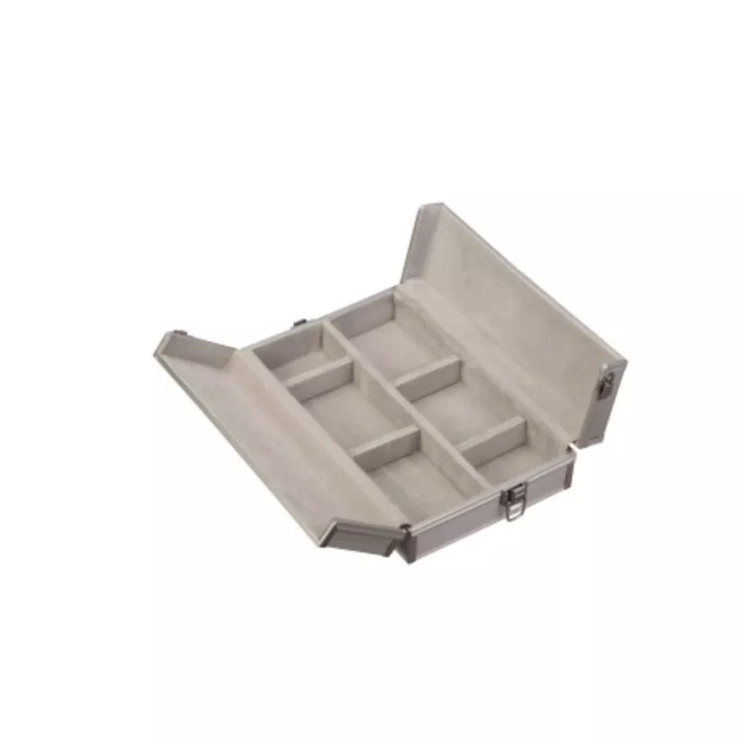 Aluminum Parcel Paper Case Silver - Double Row