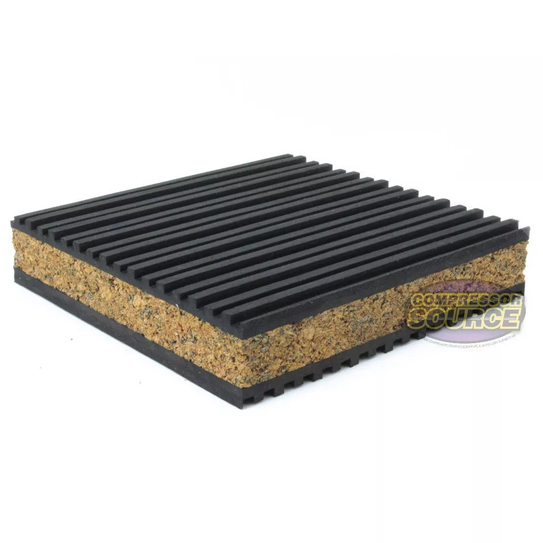 Anti Vibration Isolation Pad Rubber Cork Dampener 4x4 7/8" Home Audio