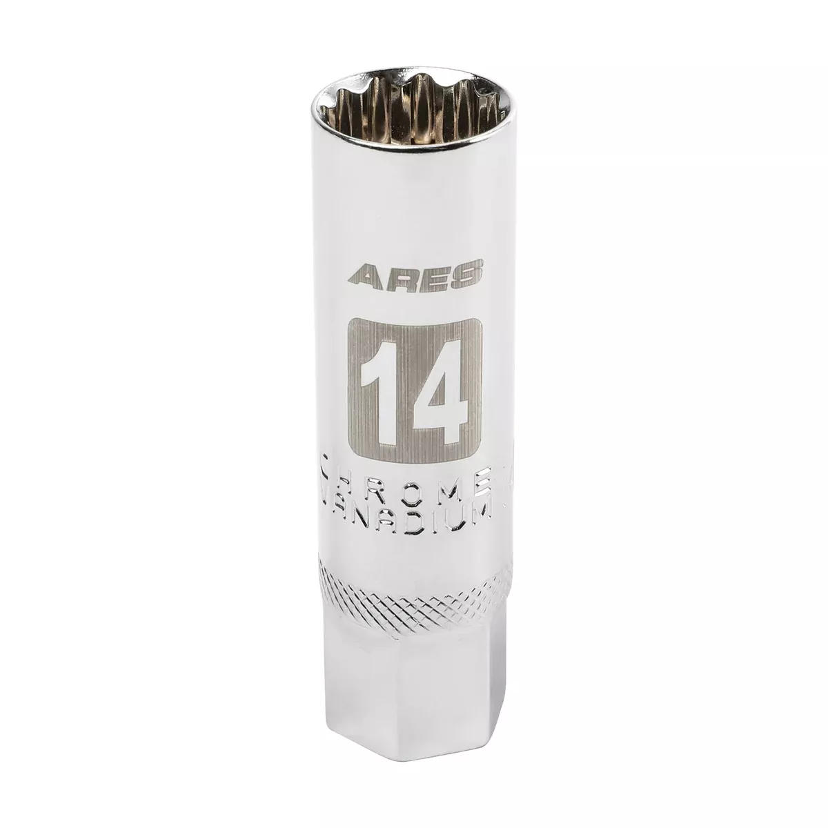 ARES 11017 - 14mm 3/8-inch Drive Thin Wall Magnetic Spark Plug Socket