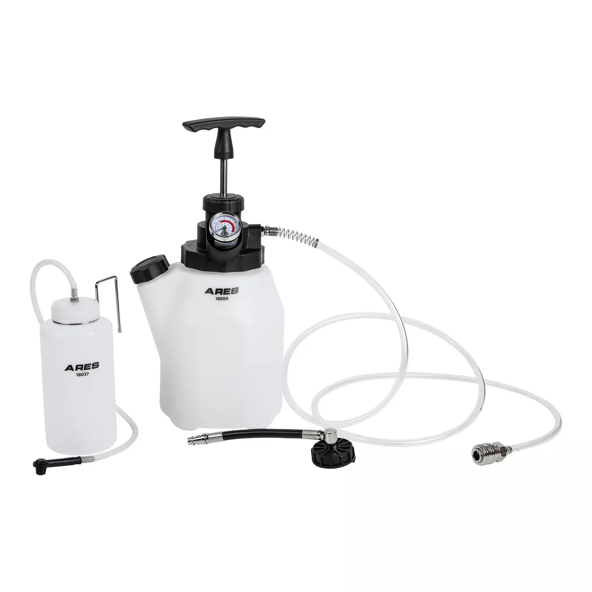 ARES 18036 - 3-Liter Manual Brake Fluid Pressure Bleeder Set