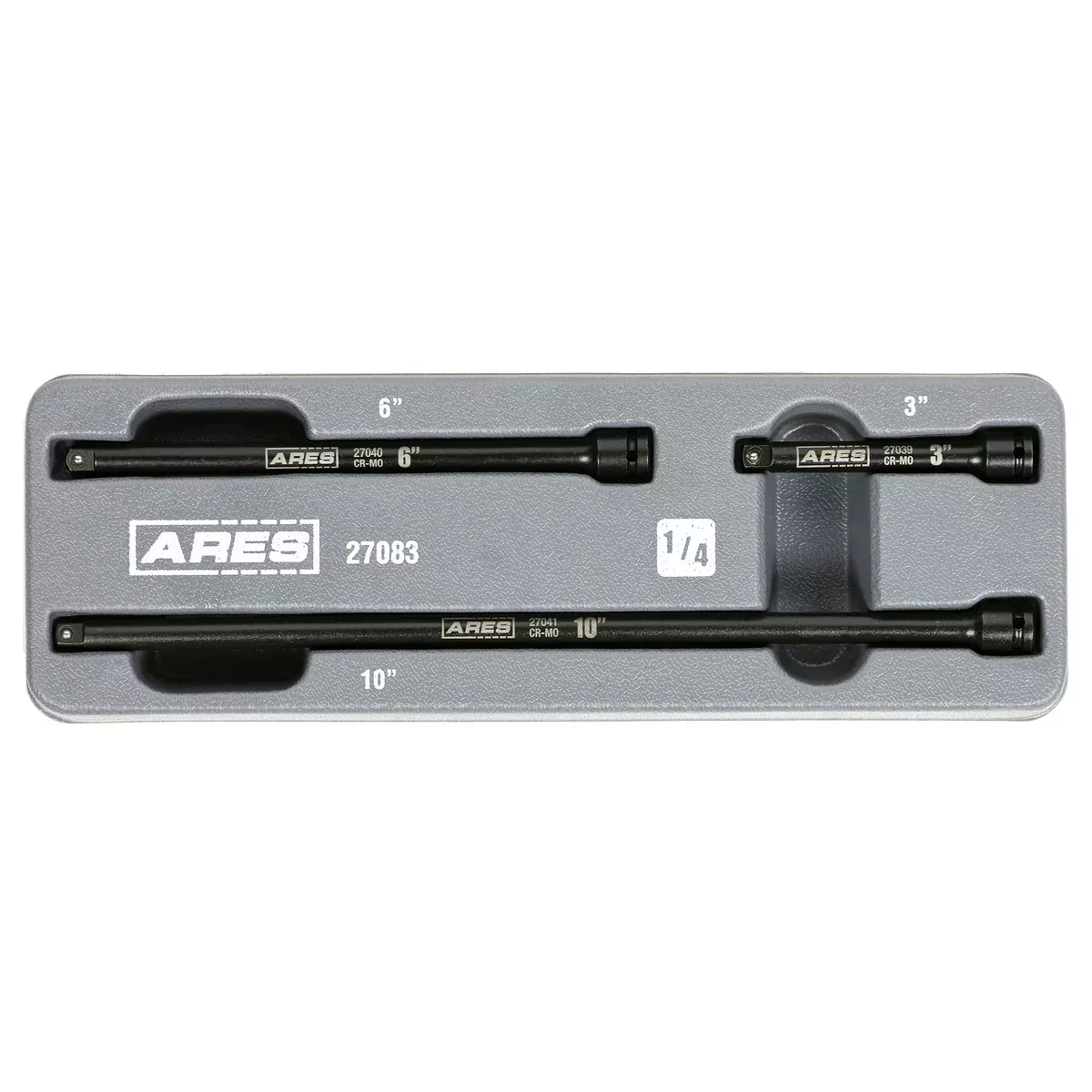 ARES 27083 - 3-Piece 1/4-Inch Drive Impact Extension Set