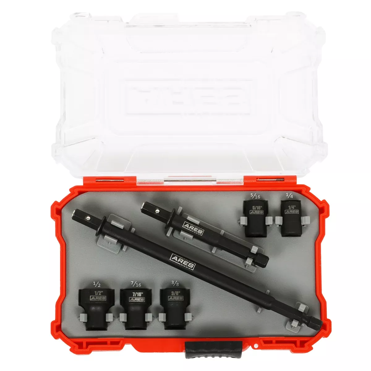 ARES 27086 – 7-Piece Master SAE Detachable Cleanable Nut Driver Set