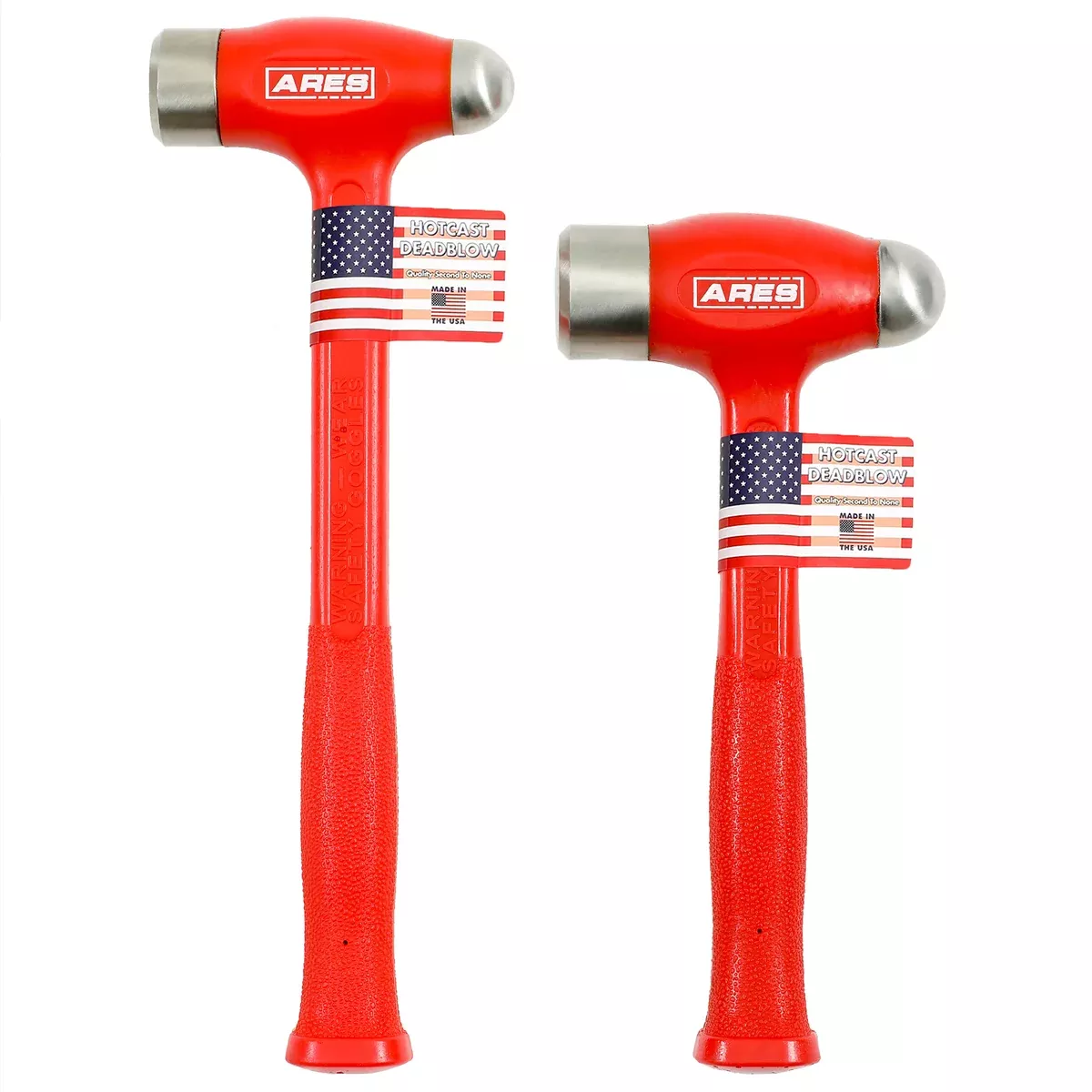 ARES 4131032 – 2-Piece Deadblow Ball Peen Hammer Set
