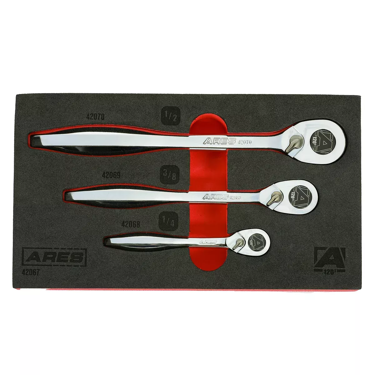 ARES 42067 - 120 Tooth Ratchet Set