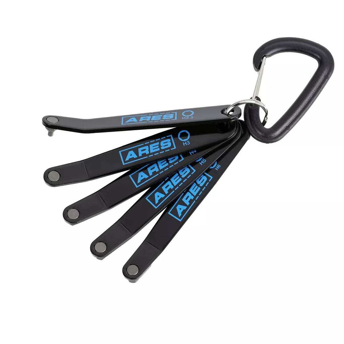 ARES 51011 - 5-Piece Ultra Low Profile Offset Metric Hex Driver Set