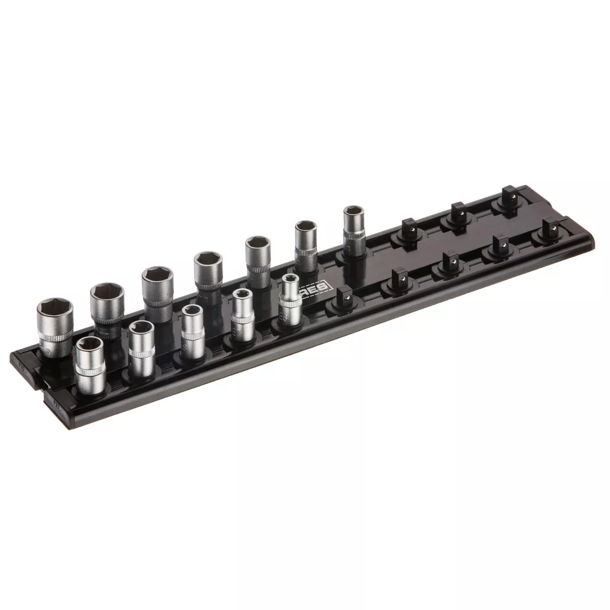 ARES 70178 - 1/4" 20-Piece Magnetic Socket Rail