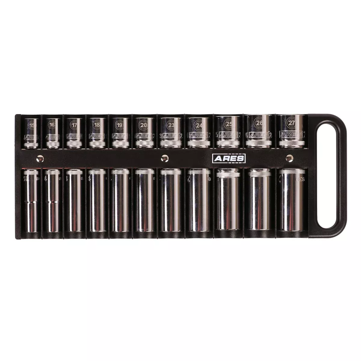ARES 70220 - 1/2" Black Magnetic Socket Holder