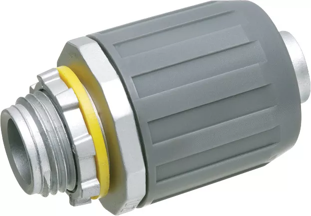 Arlington LT10 1" Non-Metallic Push-On Liquidtight Straight Connector, Gray