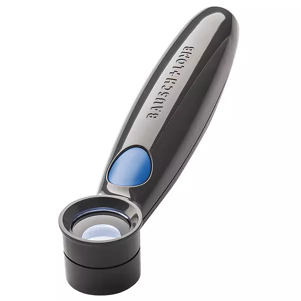 Bausch & Lomb Magnifier, 10x, Lighted Coddington