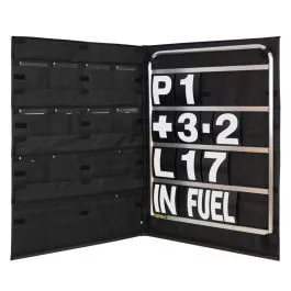 BG Racing - Standard Aluminum Pit Board Kit w/ Numbers