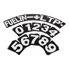 BG Racing Standard Pit Board Number Set