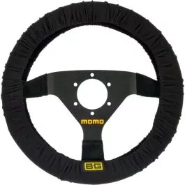 BG Racing Steering Wheel Protective Cover - Up to 390mm Black