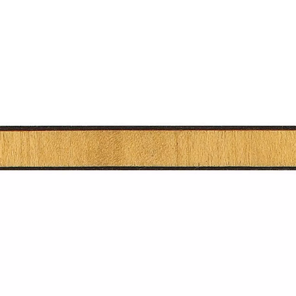 Black Maple Pauamarillo Striped Inlay Banding, 3/8'' W