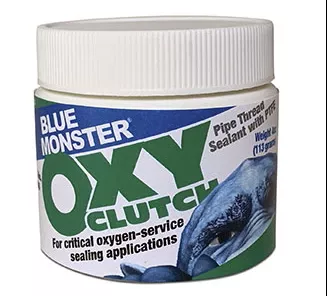 Blue Monster 70856 Blue Monster OXY-CLUTCH Pipe Thread Sealant with PTFE, 4 oz.