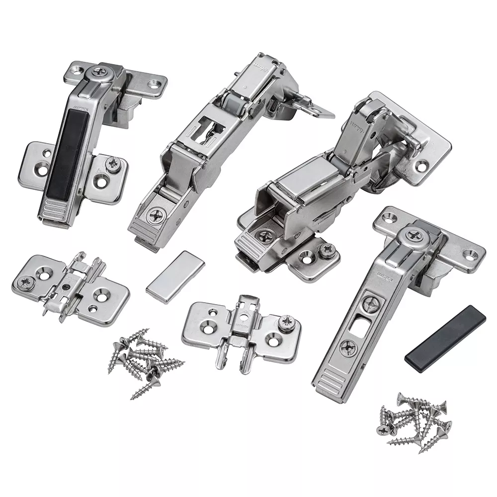 Blum 170° Pie Corner Hinge Kit, Frameless, Full Overlay