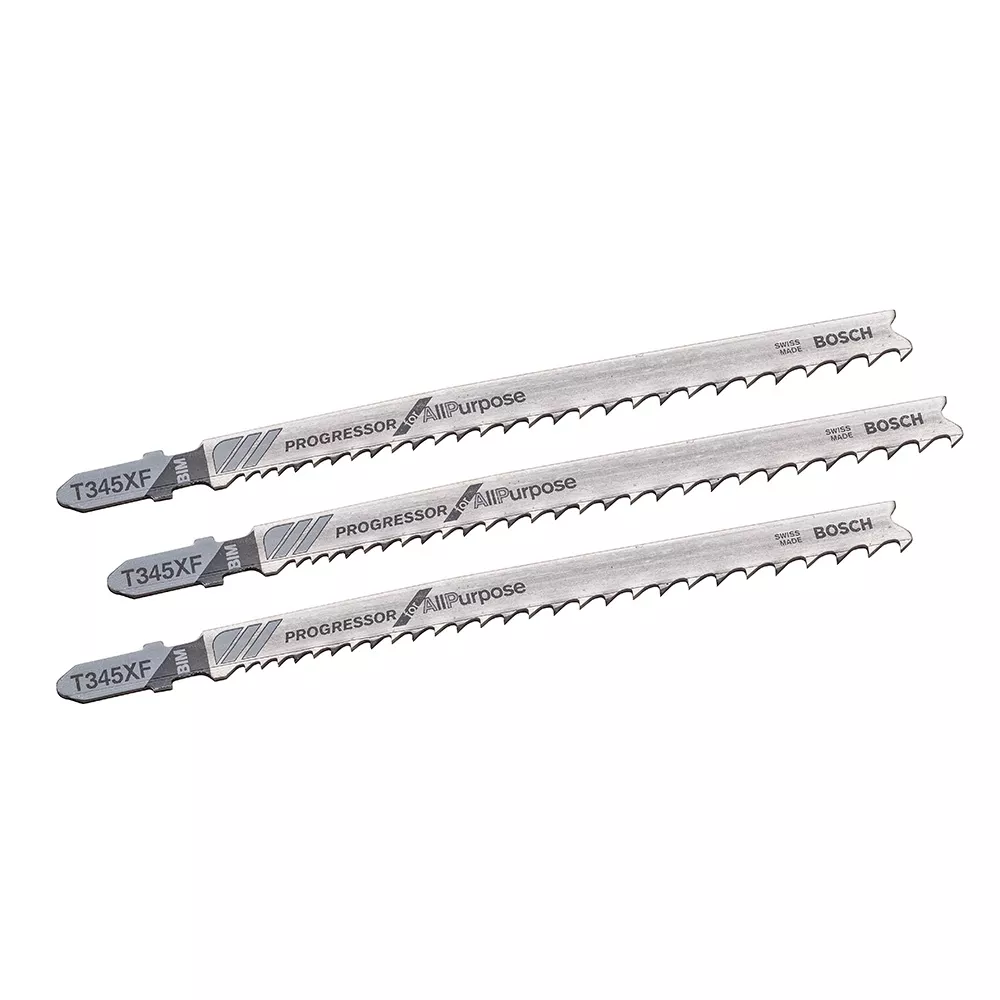 Bosch Progressor 5-10 TPI T-Shank Jigsaw Blades, 3-Pack