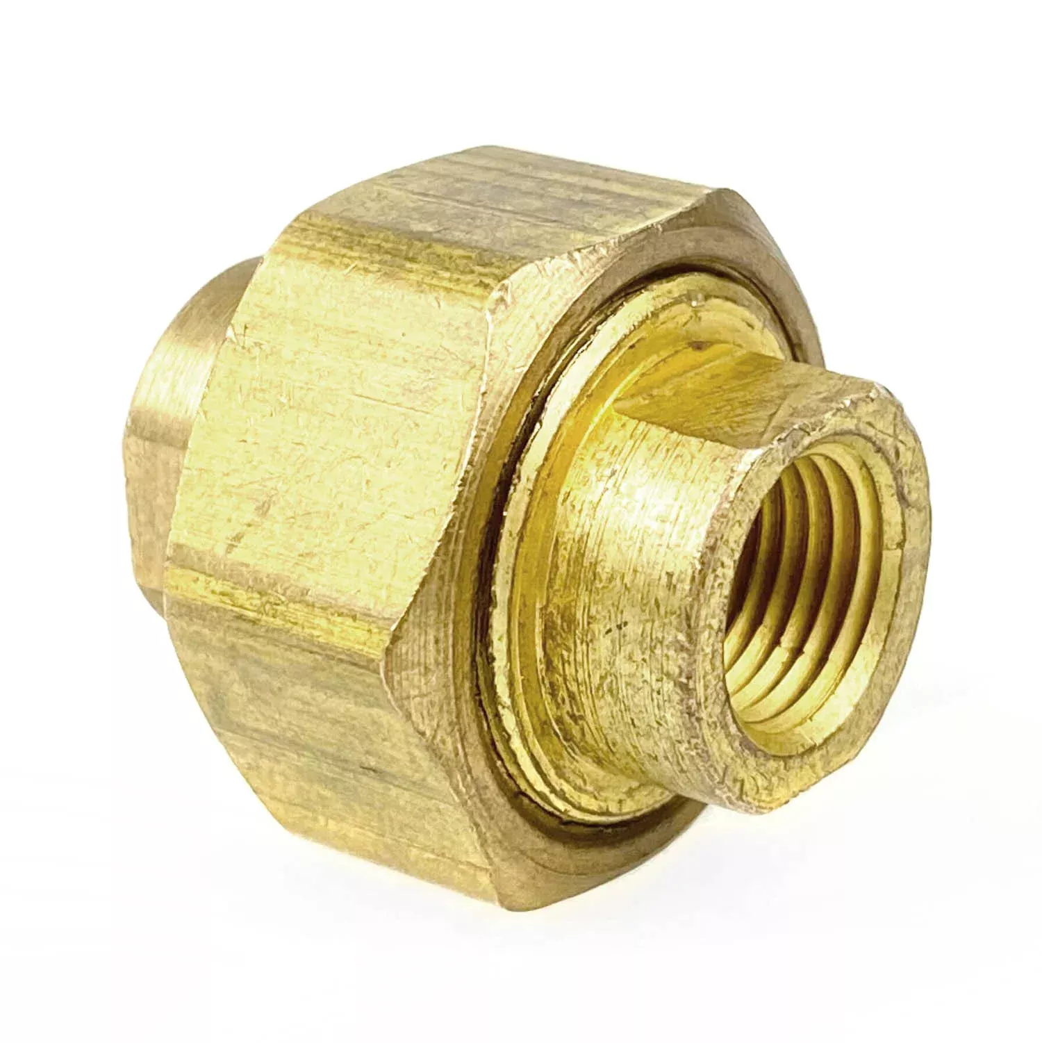 Brass 1/8" Union Fitting 2pc. 104A