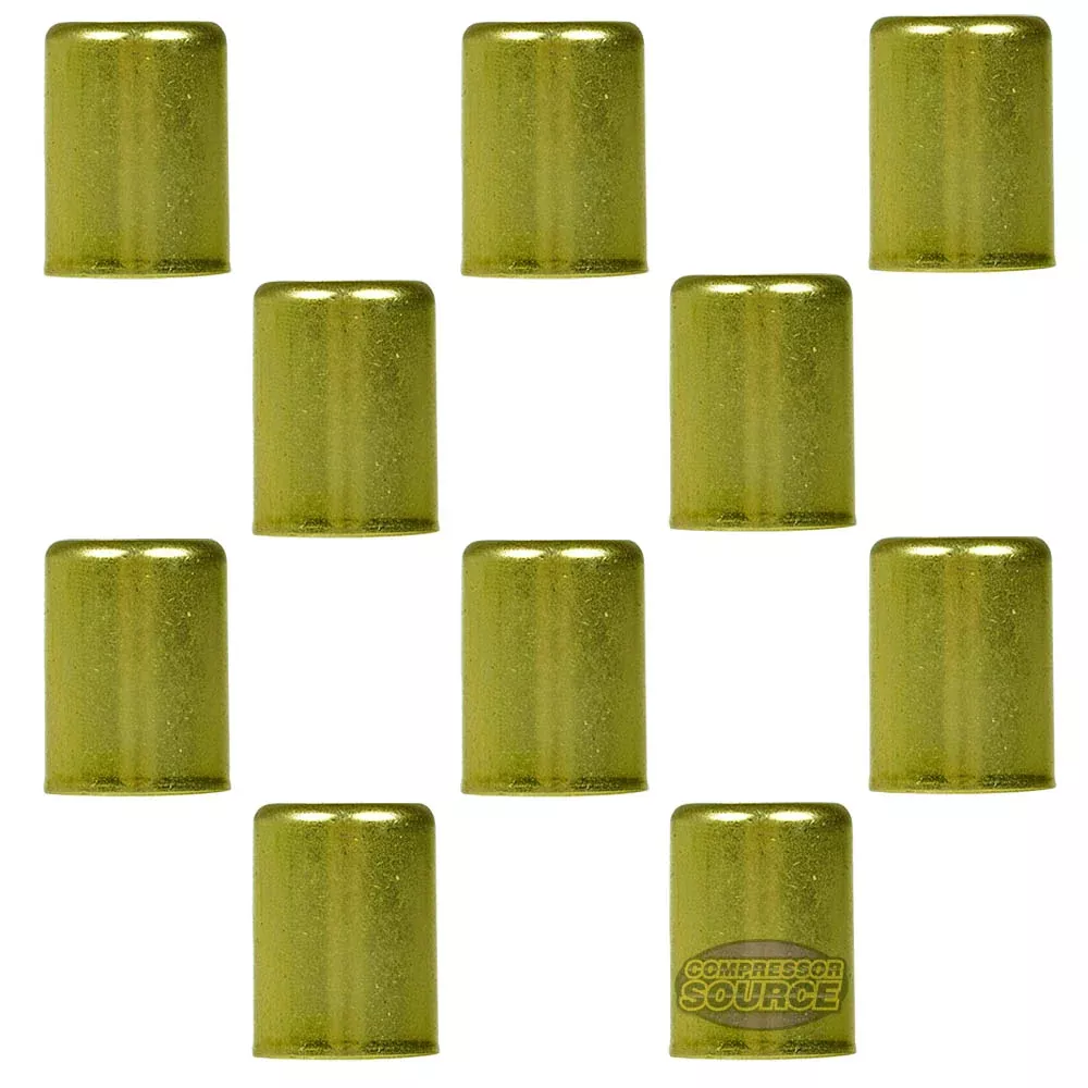 Brass Ferrule 13/16" Outer Diameter 5/8" Inner Diameter Smooth 10-Pack