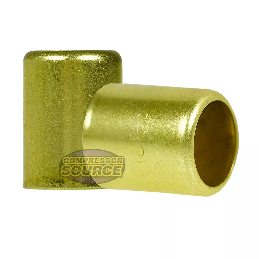 Brass Ferrule 13/16" Outer Diameter 5/8" Inner Diameter Smooth 2-Pack