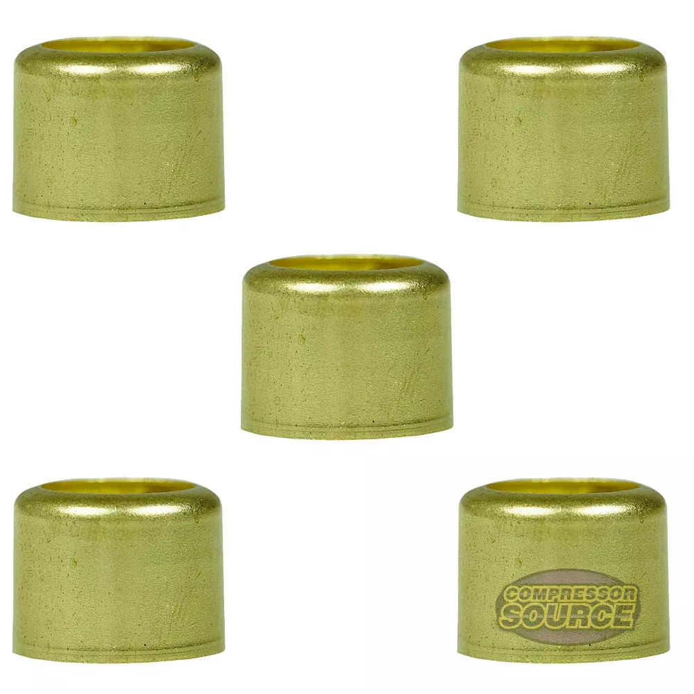 Brass Ferrule 3/4" Outer Diameter 1/2" Inner Diameter Smooth Crimp 5-P