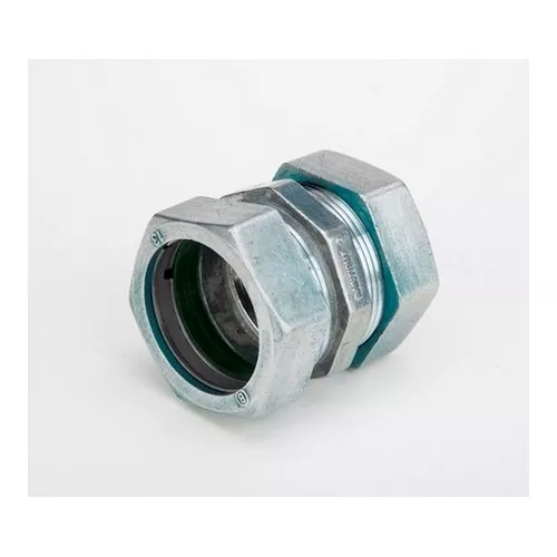 Bridgeport 262-RT 1" Raintight Compression Coupling, Zinc Die Cast