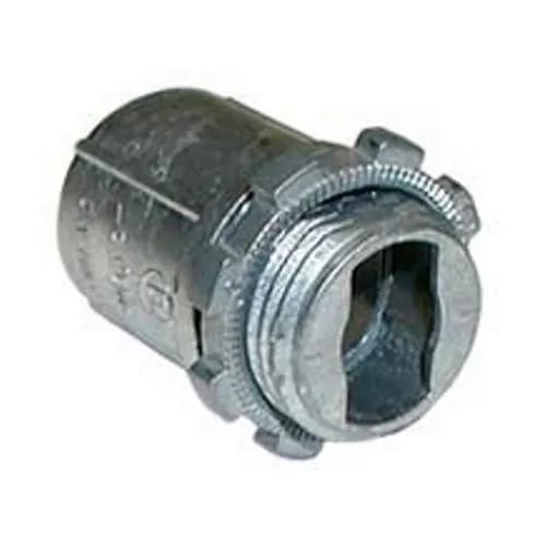 Bridgeport 590-DC2 3/8" Snap Type Connector, FMC/AC/MC, Die Cast