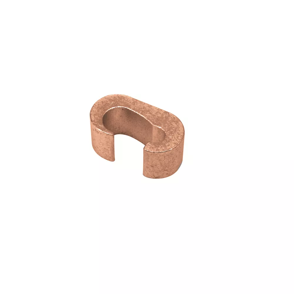 Burndy YCHC34TC34 Copper Compression C Tap, 500 kcmil-4/0 AWG (Main), 500 kcmil-4/0 AWG (Tap), Tin Plated