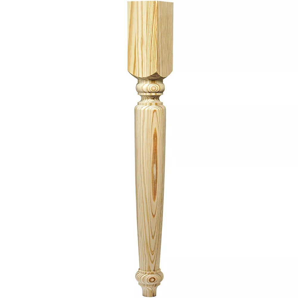 Butcher Block Table Leg