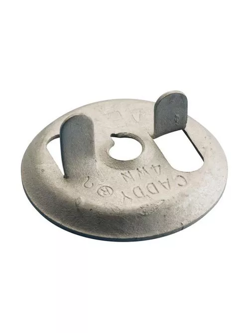 Caddy 4WN Wing Nut for Twist Clips, 1/4" Hole, Threaded