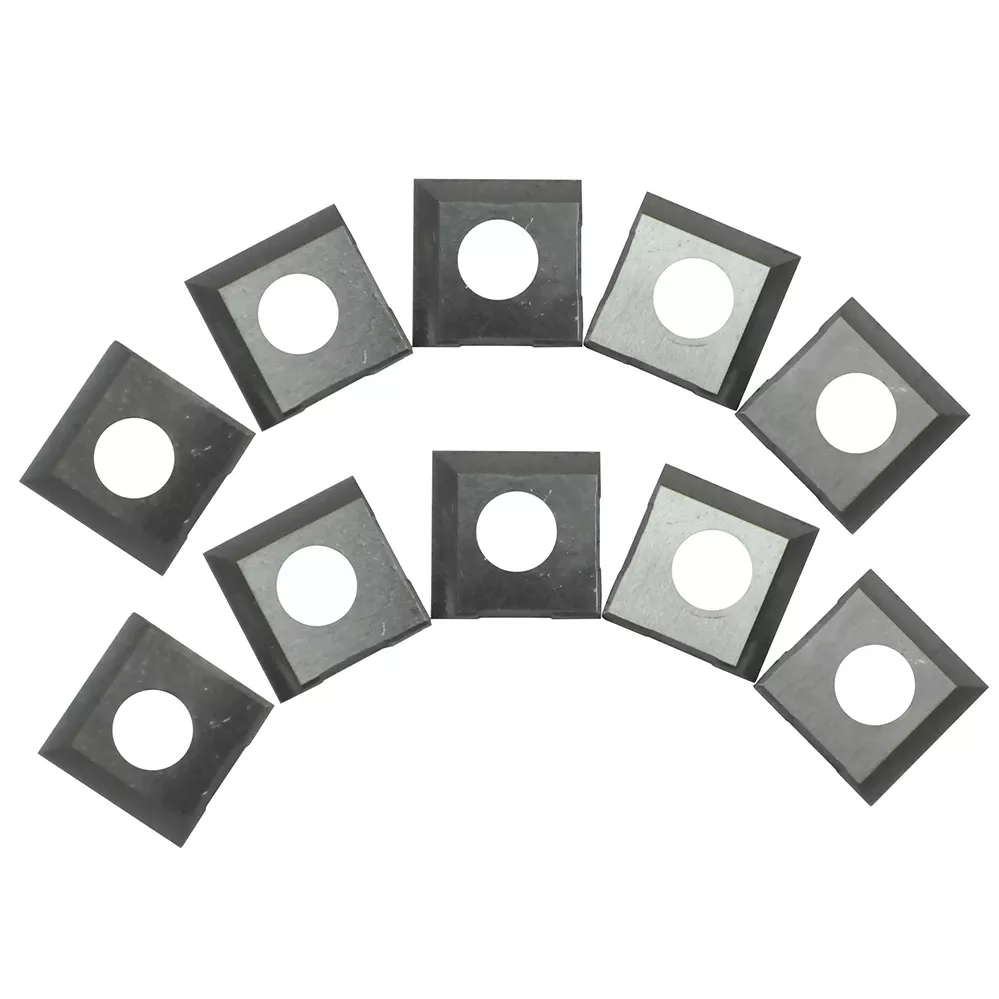 Carbide 2-Edge Insert Cutters for Rikon 20-600H, 25-130H, 25-131H, 10-Pack