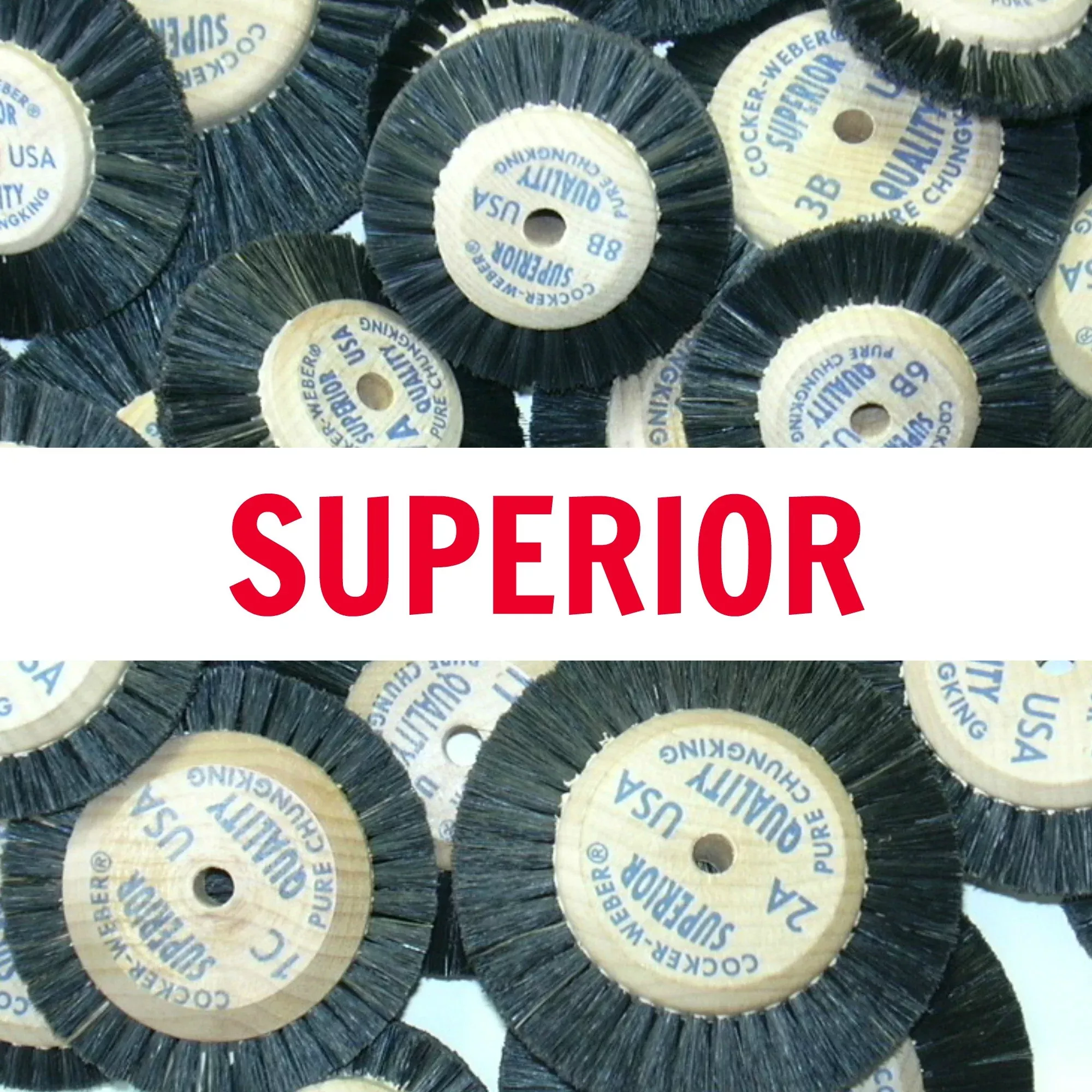 Cocker Weber Bristle Brush 6B - Superior