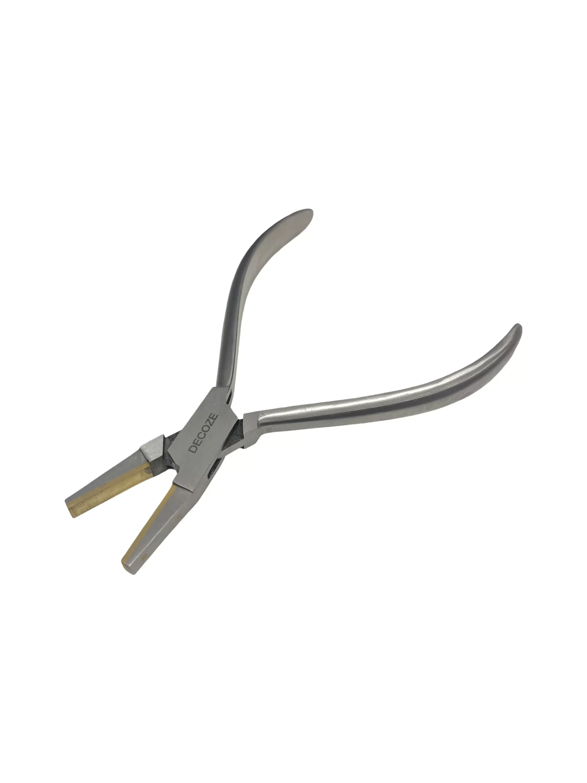 DECOZE Pliers - Flat Nose with Brass Jaws