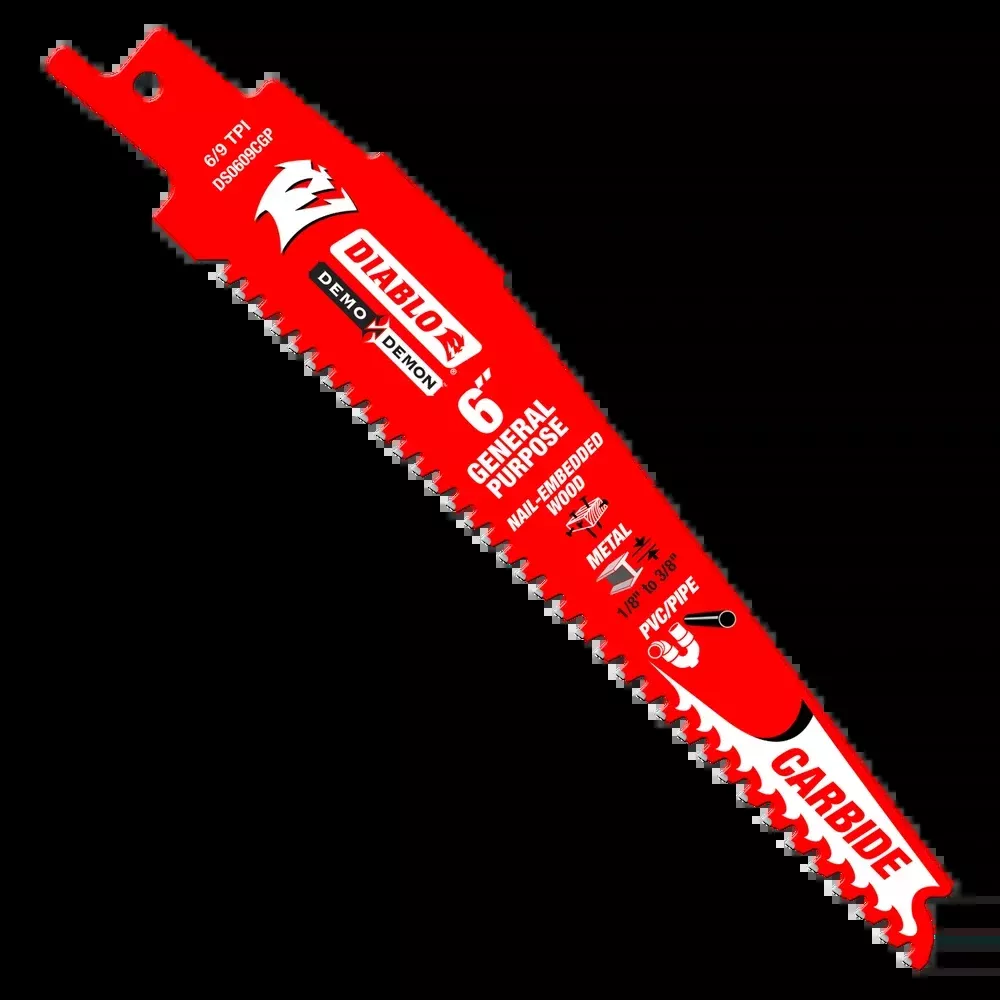Diablo Tools DS0609CGP3 6 in. Demo Demon Carbide General Purpose Recip (3-Pack)
