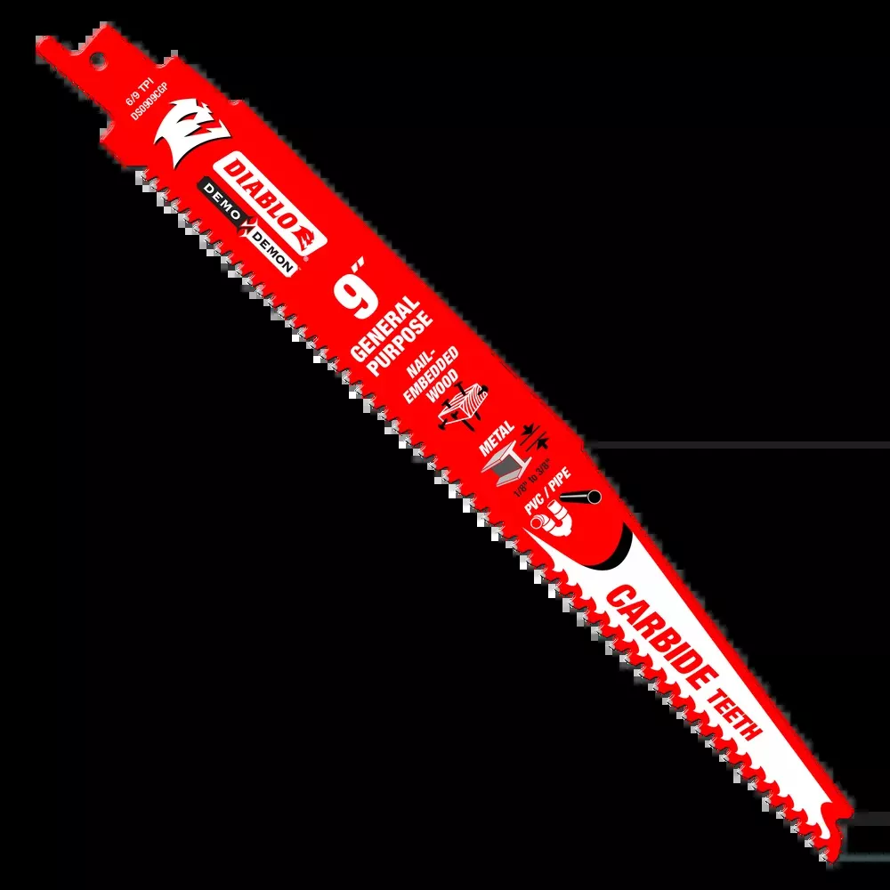 Diablo Tools DS0909CGP3 9 in. Demo Demon Carbide General Purpose Recip (3-Pack)